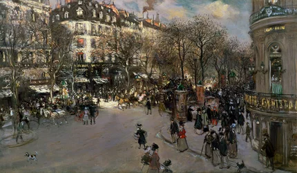 Der Boulevard des Italieners, ca. 1900